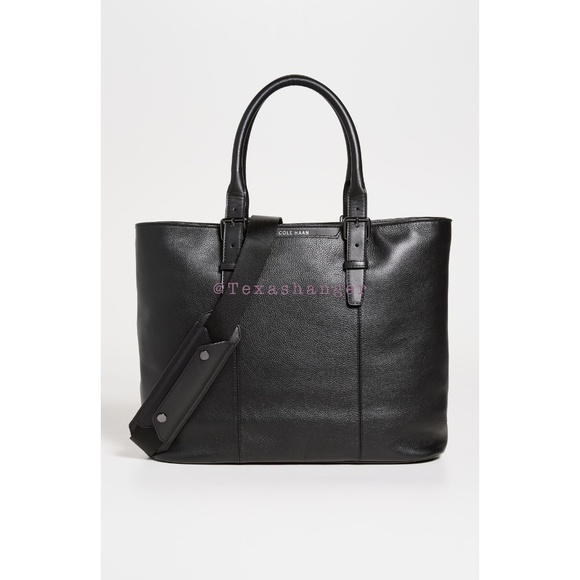 NWT Cole Haan Triboro Tote Bag Grand Series Black - Picture 6 of 16